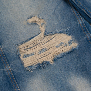 Quần Dài Denim Baggy Distressed - Local Brand Chính Hãng