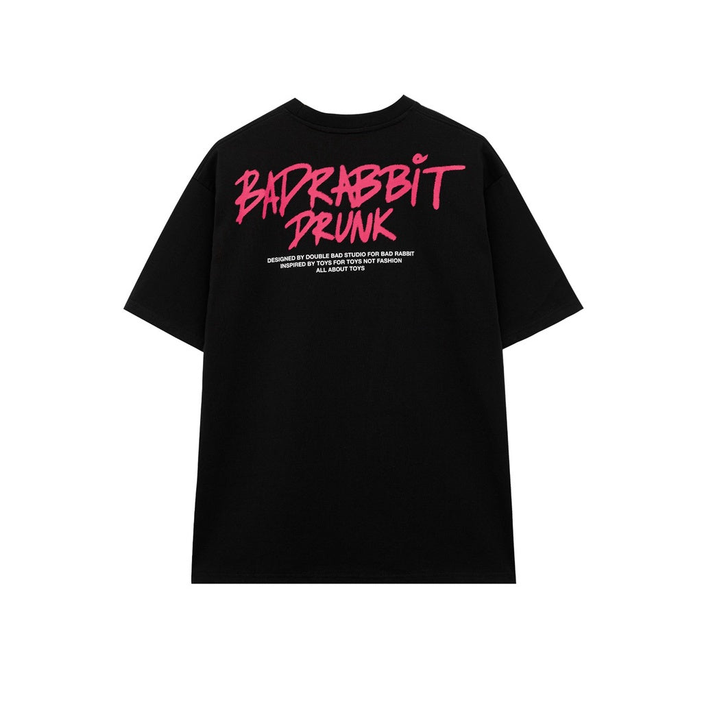 Unisex Bad Rabbit DRUNK RABBIT T-shirt 100% Cotton - Genuine Local Brand