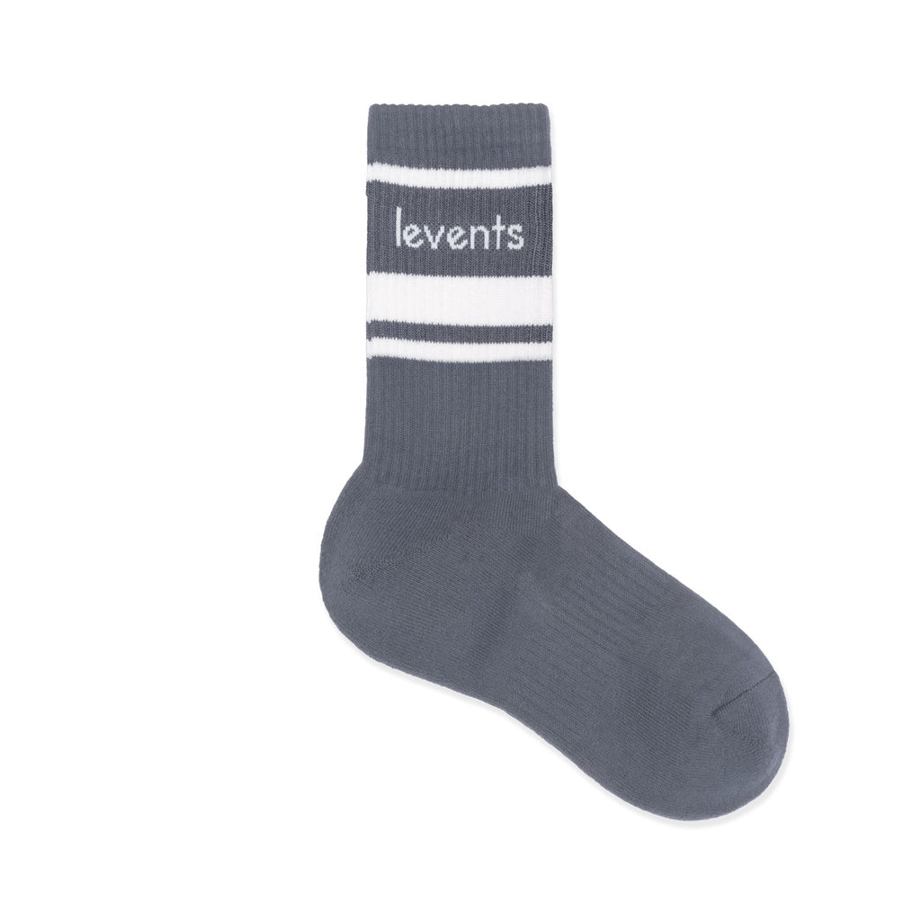 Levents Stripe Socks/ Grey Socks 100% Cotton Unisex