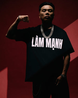 Áo Thun Dc X Thái Vg "Làm Mạnh" - Local Brand Chính Hãng