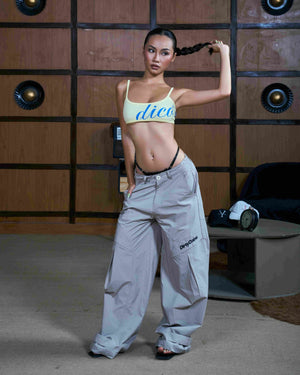 Áo Micro Crop Top Dico Script - Local Brand Chính Hãng