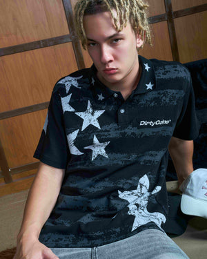 Áo Thun Polo Dico Striped Star - Local Brand Chính Hãng