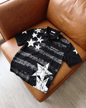 Áo Thun Polo Dico Striped Star - Local Brand Chính Hãng