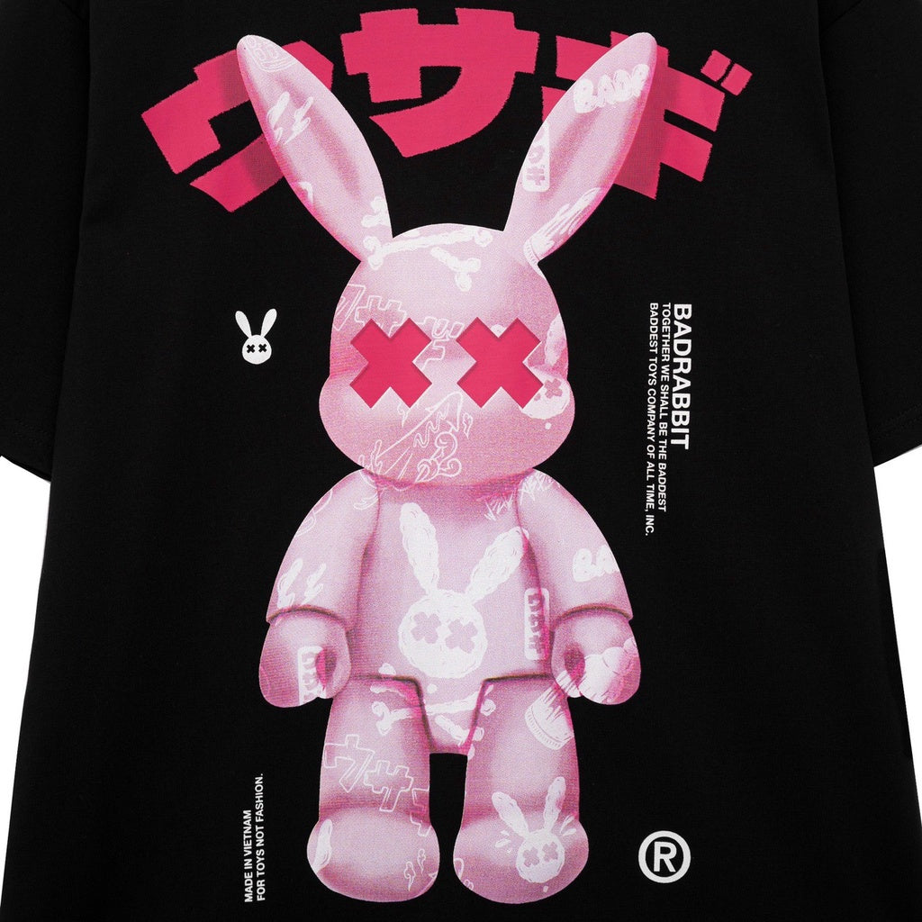 Unisex Bad Rabbit DRUNK RABBIT T-shirt 100% Cotton - Genuine Local Brand