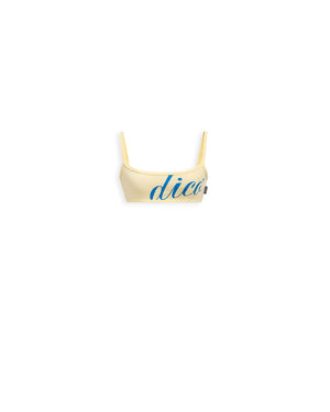 Áo Micro Crop Top Dico Script - Local Brand Chính Hãng