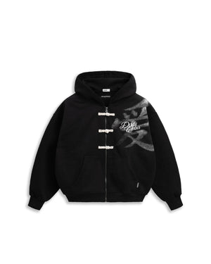 Áo Khoác Hoodie Crack Printed - Local Brand Chính Hãng