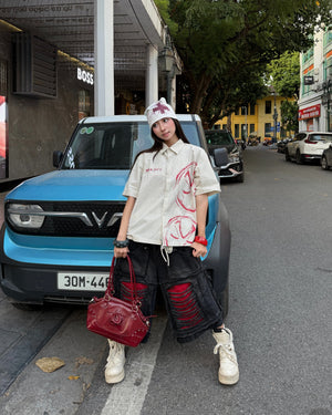 Áo Sơ Mi Dico Japanese Caro - Local Brand Chính Hãng