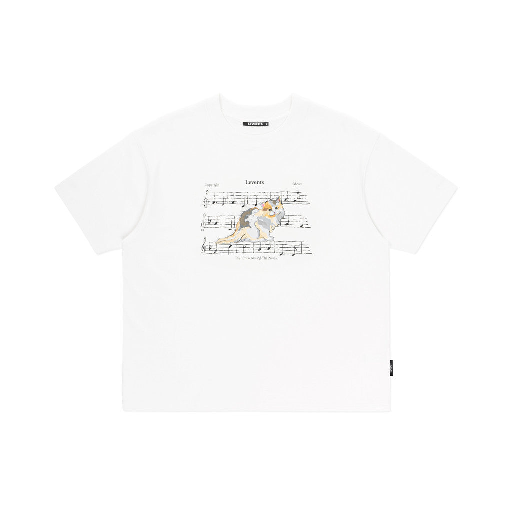 Levents Kitten's Song Semi-Oversize Tee 100% Cotton T-shirt Unisex