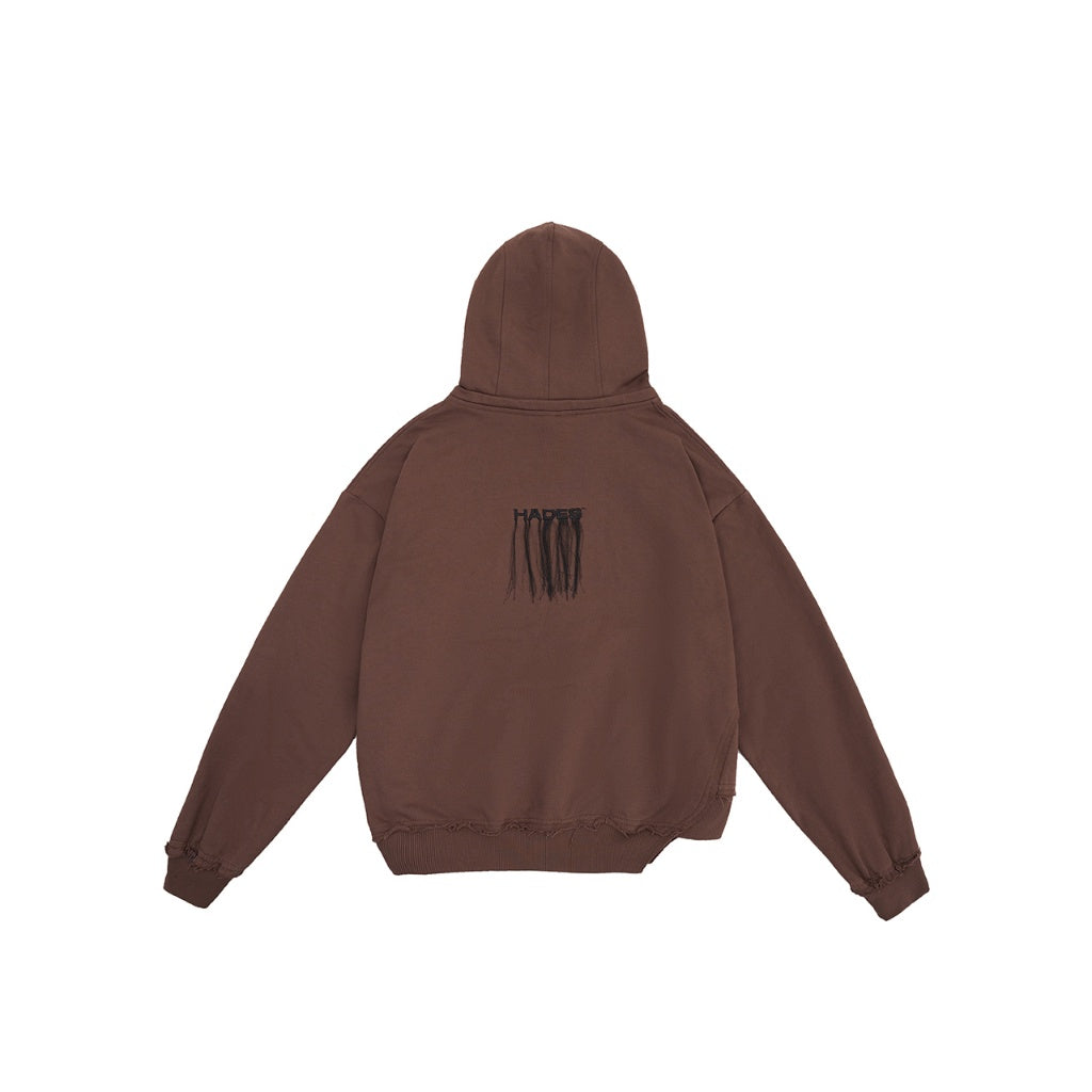 UNISEX COTTON HOODIE TUMBLEDOWN BOXY HOODIE - GENUINE HADES BRAND