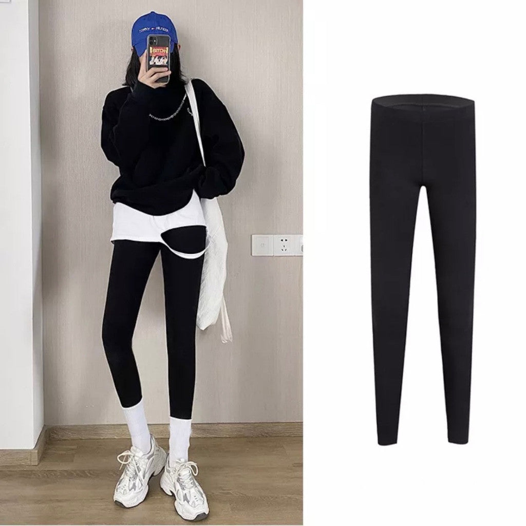 Quần legging dài ECOCHIC nữ cạp cao gen bụng tập gym yoga chất liệu su đúc định hình nâng mông dáng ôm siêu co dãn A689