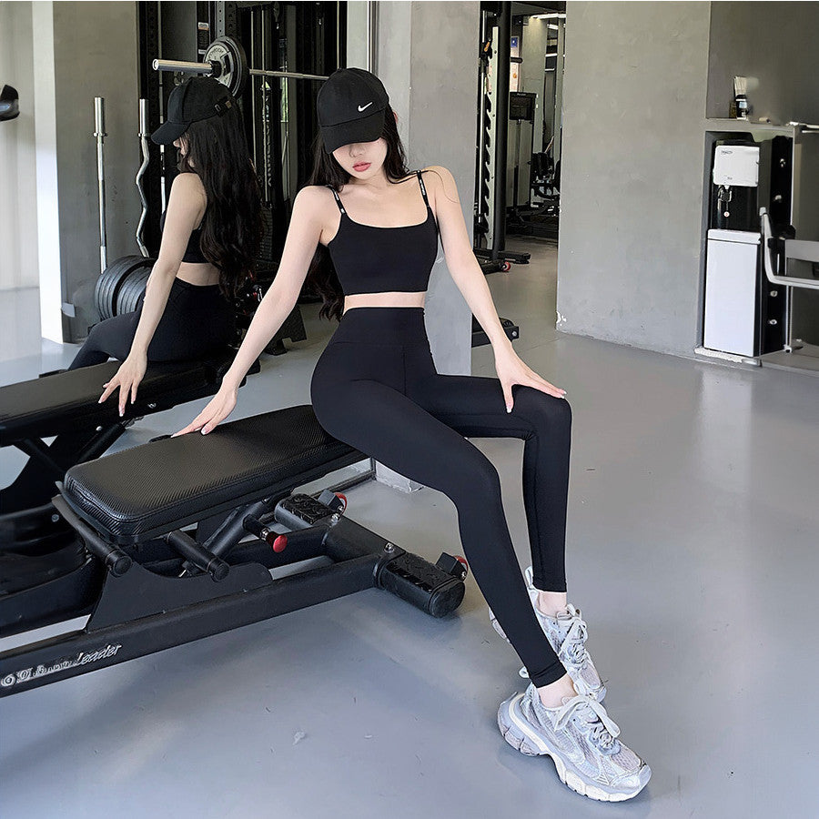 Quần legging dài ECOCHIC nữ cạp cao gen bụng tập gym yoga chất liệu su đúc định hình nâng mông dáng ôm siêu co dãn A689