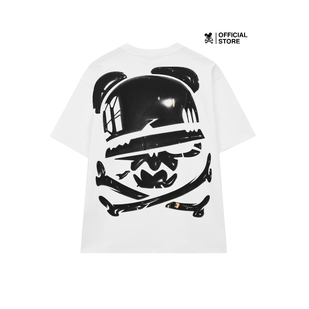 Men's and Women's Bad Habits Fisheye Tee - Black & White - Genuine Local Brand