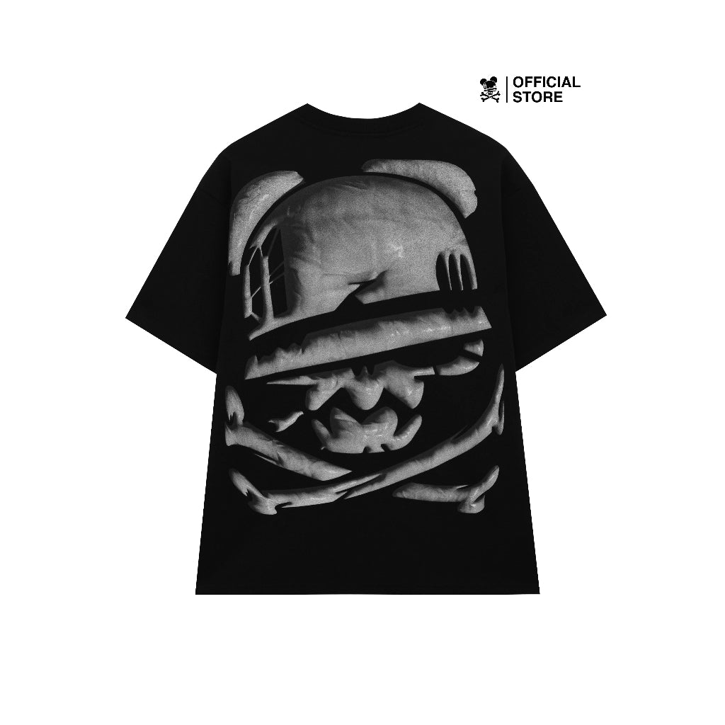 Men's and Women's Bad Habits Fisheye Tee - Black & White - Genuine Local Brand