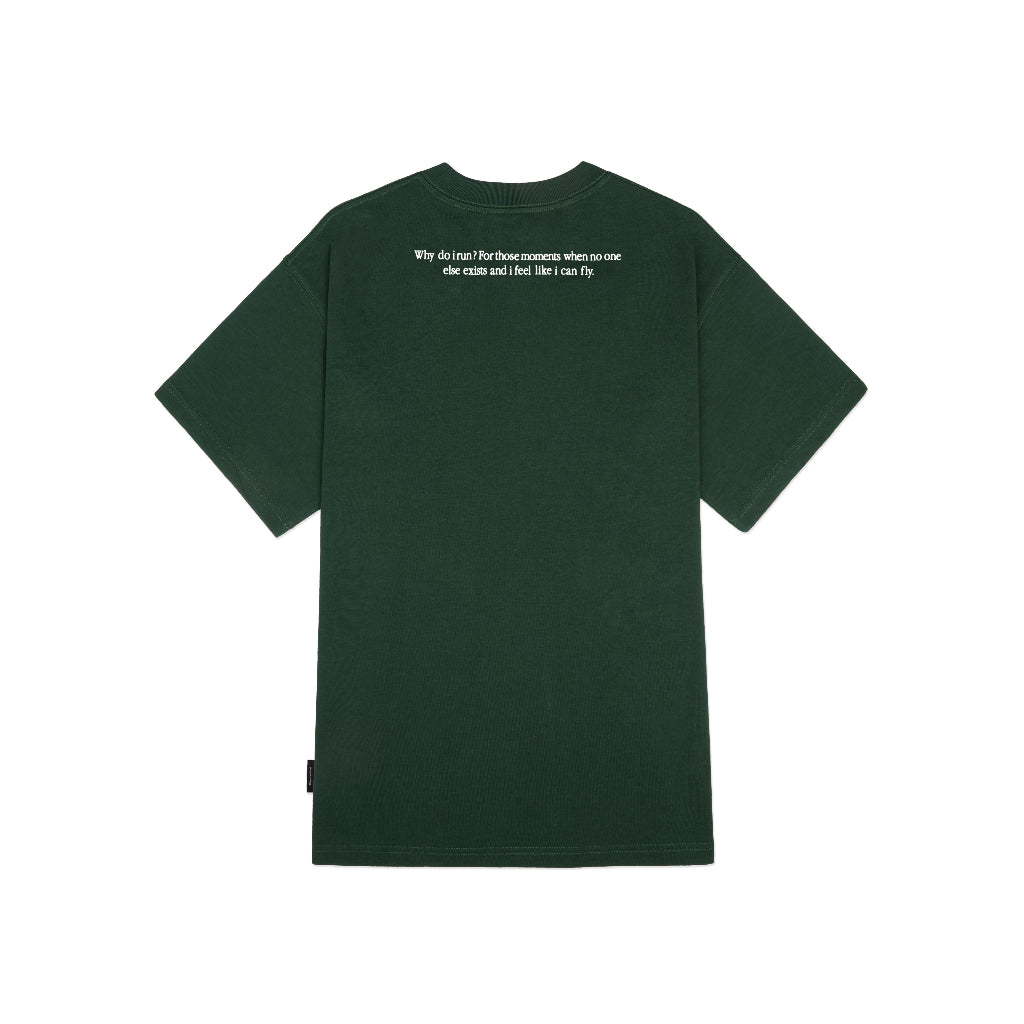Levents Jogger T-shirt/ Green Tee 100% Cotton Unisex Oversized T-shirt