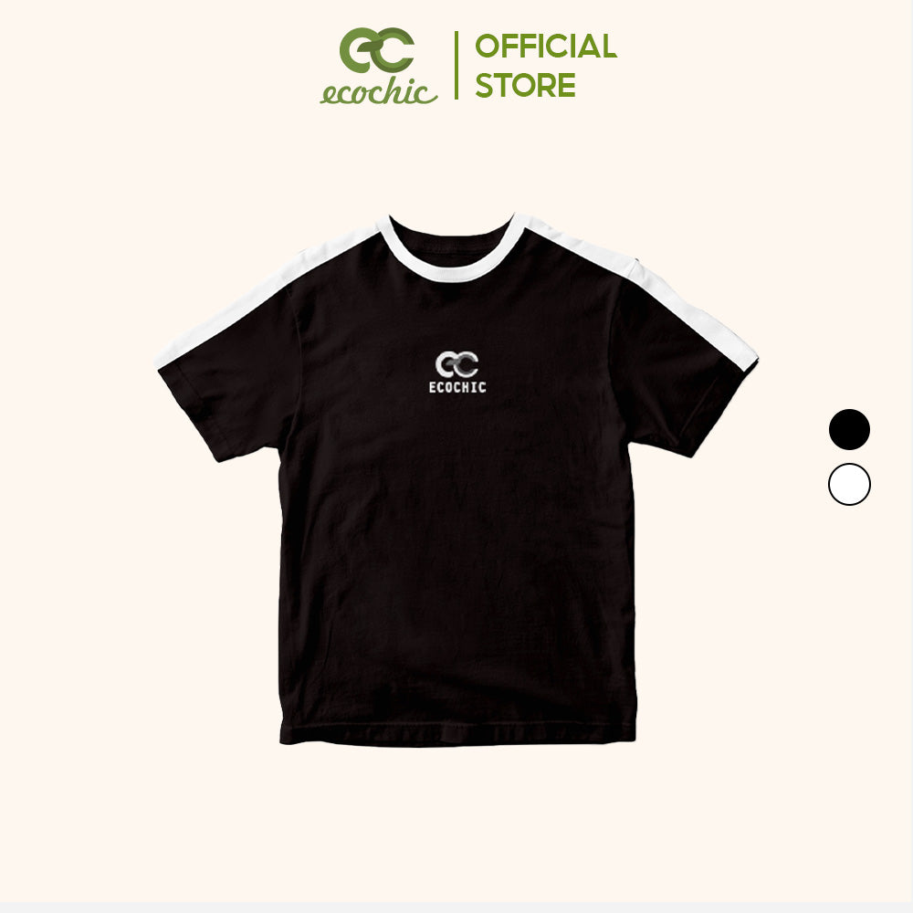 Baby Tee T-shirt ECOCHIC BASIC Local Brand Genuine Unisex Slim Fit Premium Cotton 100% F126