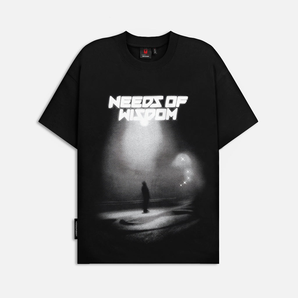 NEEDS OF WISDOM Loneliness Tee - Black - Genuine Local Brand