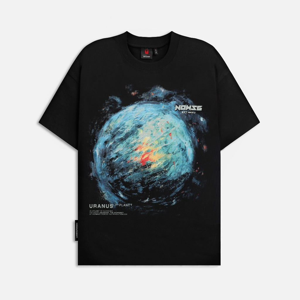NEEDS OF WISDOM Uranus Tee - Black - Genuine Local Brand