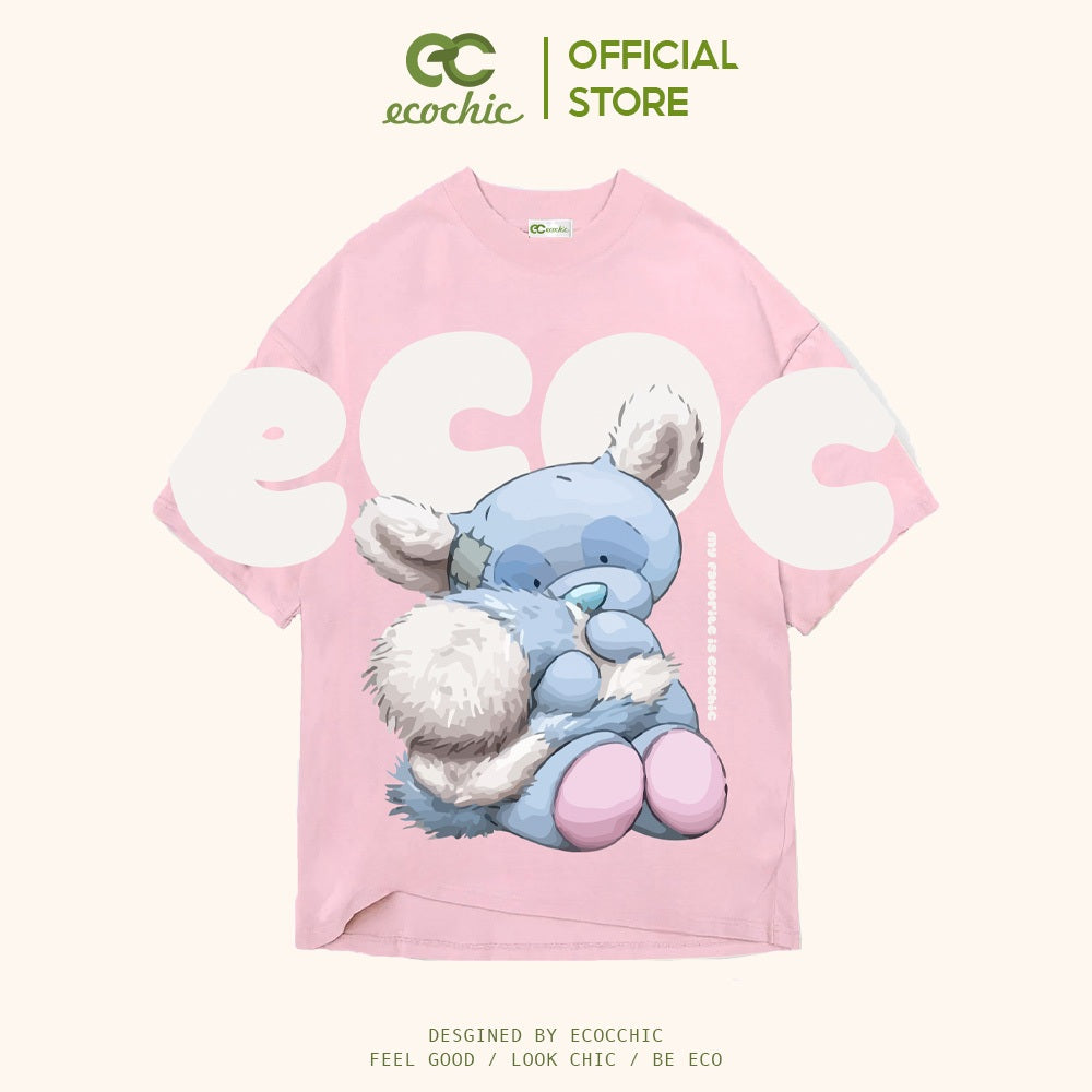 ECOCHIC ROO T-Shirt Tee Genuine Unisex Loose Form Oversize Premium Cotton 100% F742