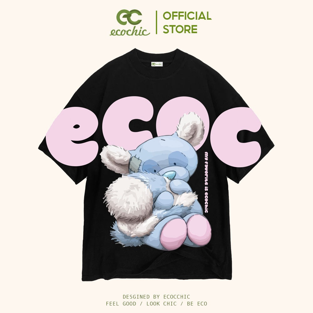 ECOCHIC ROO T-Shirt Tee Genuine Unisex Loose Form Oversize Premium Cotton 100% F742