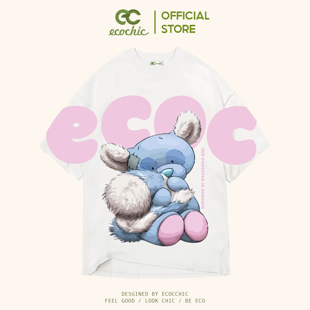 ECOCHIC ROO T-Shirt Tee Genuine Unisex Loose Form Oversize Premium Cotton 100% F742