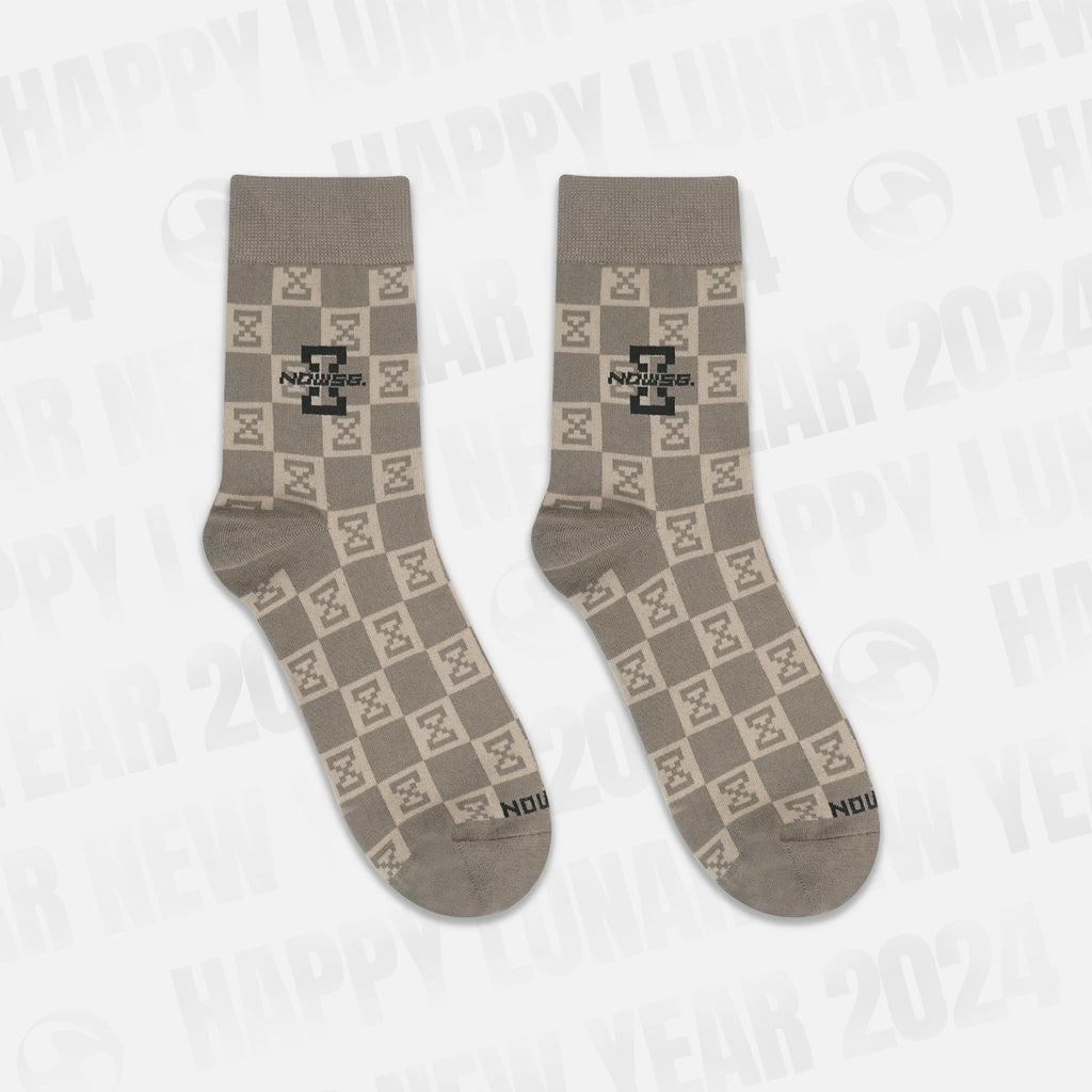 Vớ NEEDS OF WISDOM Pattern Socks - Local Brand Chính Hãng