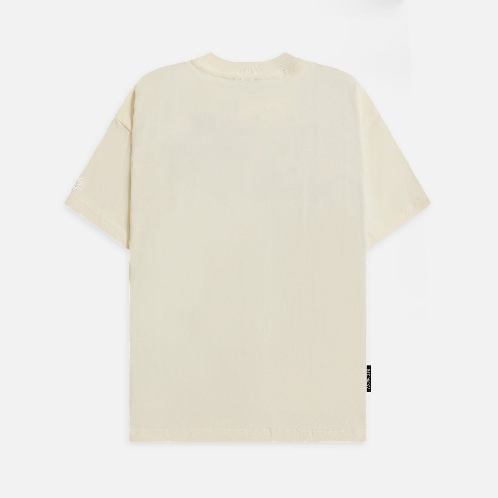 Áo thun NEEDS OF WISDOM Uranus Tee - Cream - Local Brand Chính Hãng