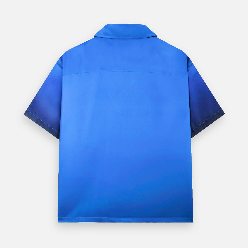 Áo sơ mi NEEDS OF WISDOM Dragon Printed Shirts - Blue - Local Brand Chính Hãng