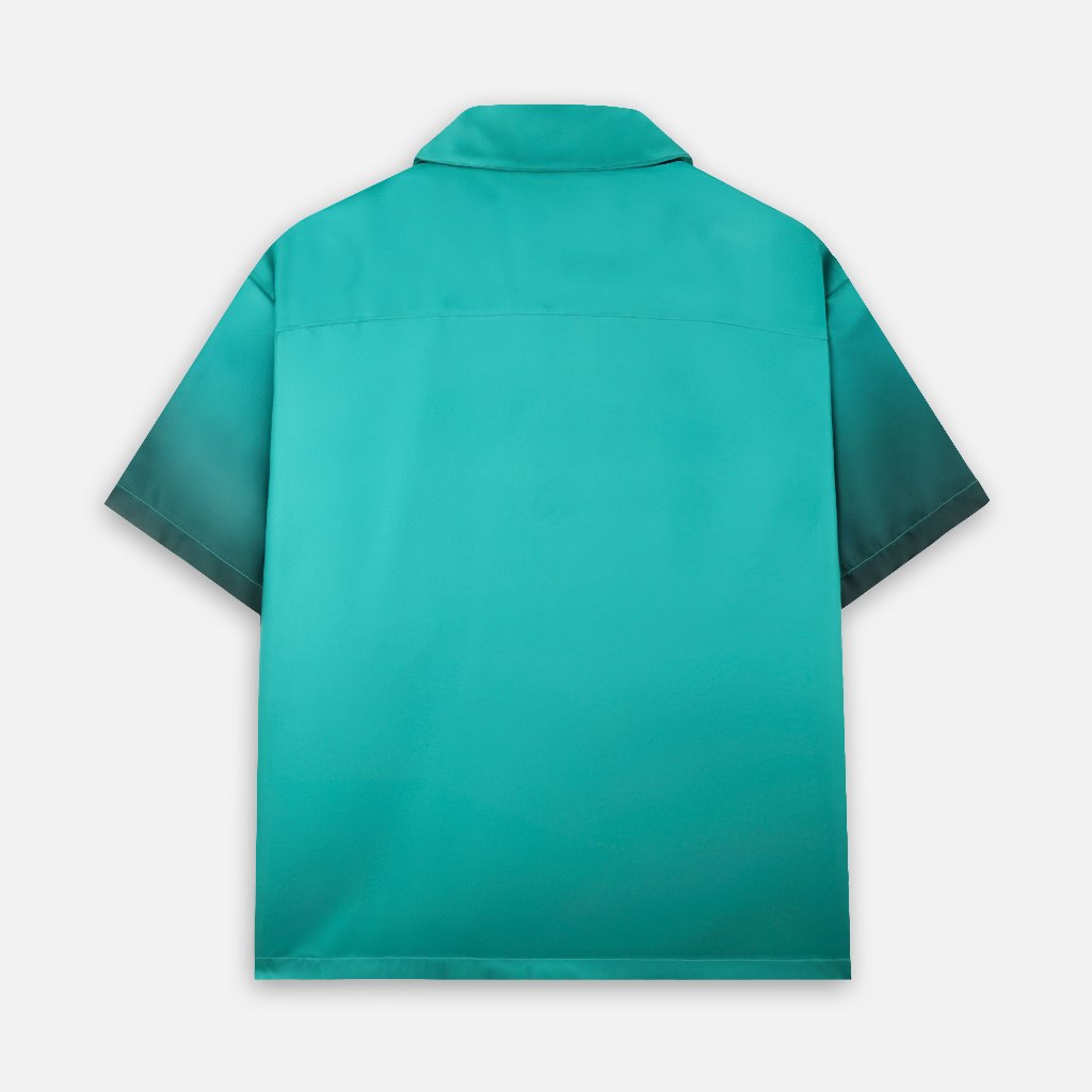 Áo sơ mi NEEDS OF WISDOM Dragon Printed Shirts - Green - Local Brand Chính Hãng