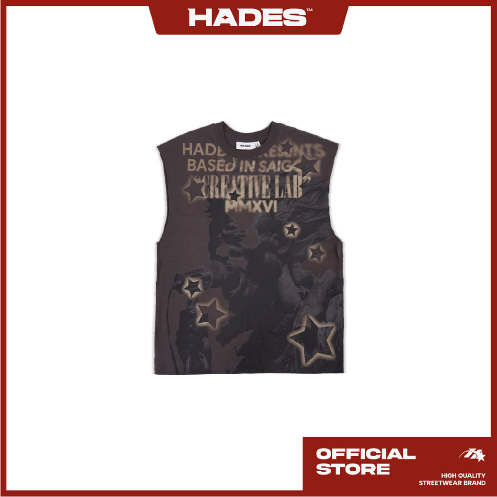 SONOROUS TANK TOP Cotton 2-way shirt - GENUINE HADES BRAND