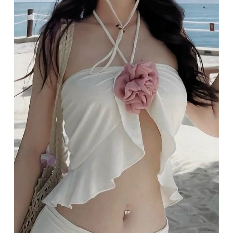 DUNE DE LABEL | 2-Layer Bikini Set with Chest Pad (Includes Cotton) & Shorts - CLOUD BIKINI