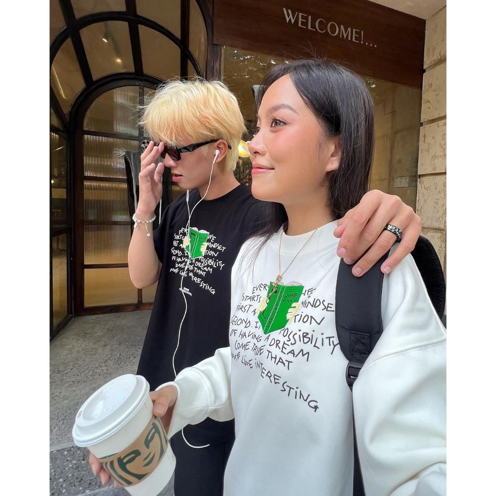 Boxy Levents Book T-shirt/ White Tee 100% Cotton T-shirt Unisex