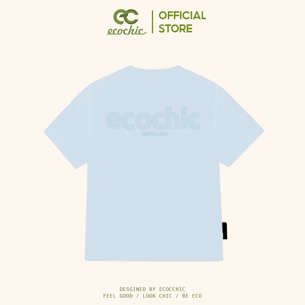 ECOCHIC PLAIN BABY TEE Local Brand Genuine Unisex Slim Form Premium Cotton 100% B023