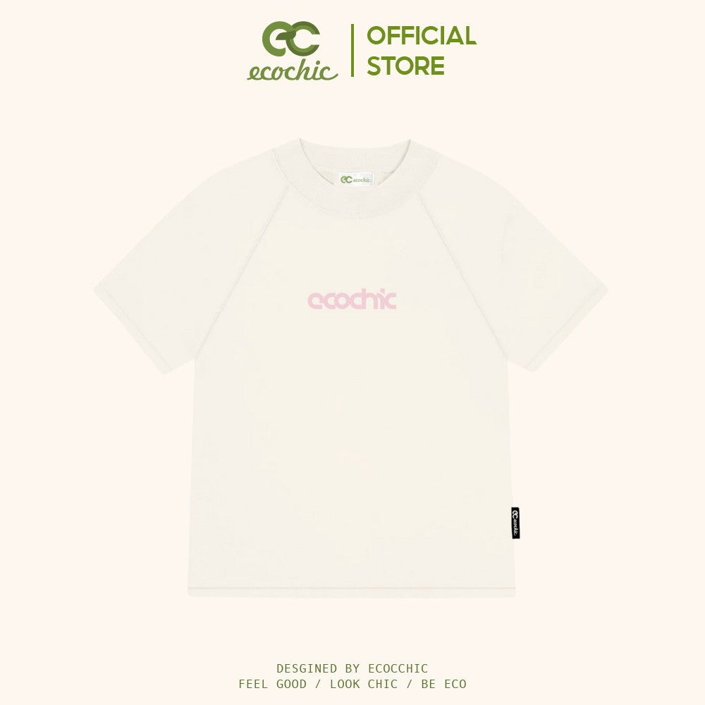 ECOCHIC RAGLAN BASIC BABY TEE Local Brand Genuine Unisex Slim Form Premium Cotton 100% B020