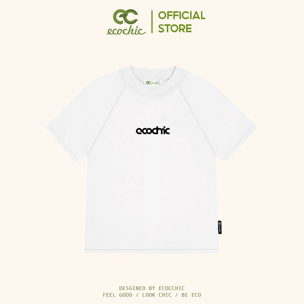 ECOCHIC RAGLAN BASIC BABY TEE Local Brand Genuine Unisex Slim Form Premium Cotton 100% B020