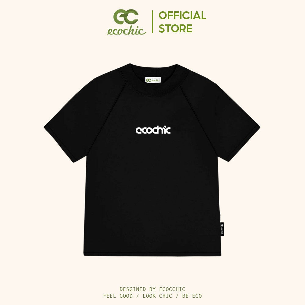 ECOCHIC RAGLAN BASIC BABY TEE Local Brand Genuine Unisex Slim Form Premium Cotton 100% B020