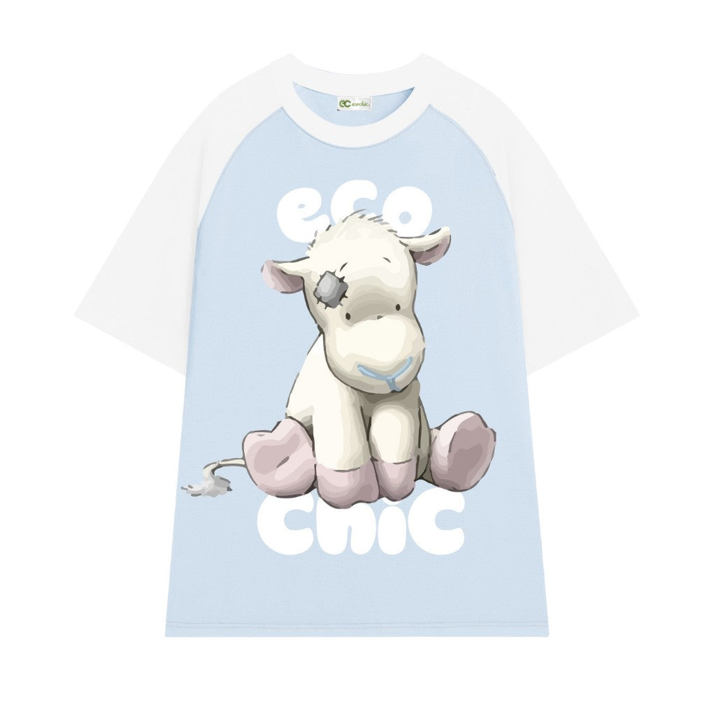 ECOCHIC DONKEY TSHIRT Local Brand T-Shirt Genuine Unisex Loose Form Oversize Premium Cotton 100% B029