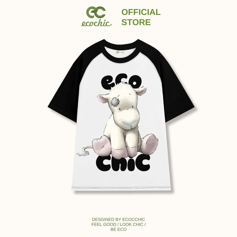 ECOCHIC DONKEY TSHIRT Local Brand T-Shirt Genuine Unisex Loose Form Oversize Premium Cotton 100% B029