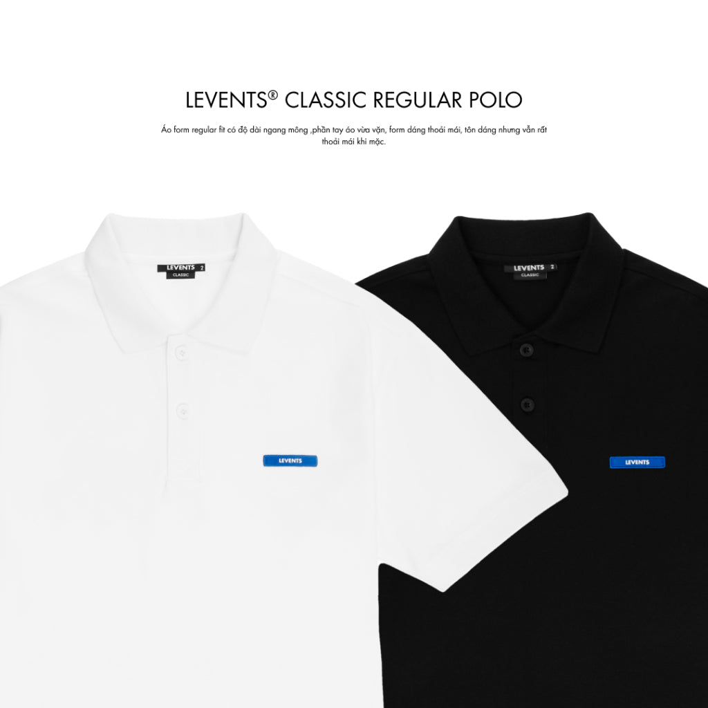Levents Classic Regular Polo Shirt 100% Cotton Unisex