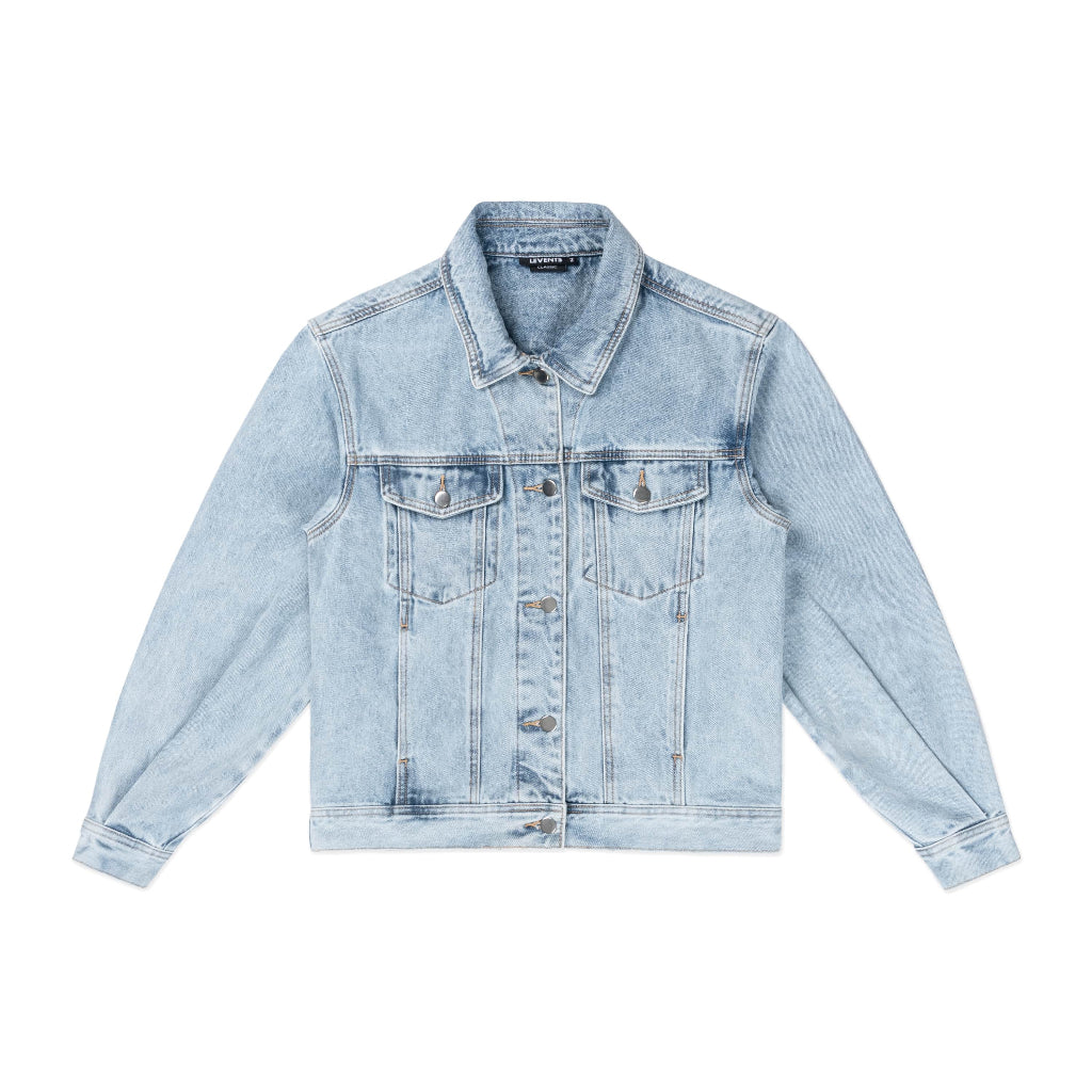 Levents Classic Denim Jacket Unisex Crop Denim