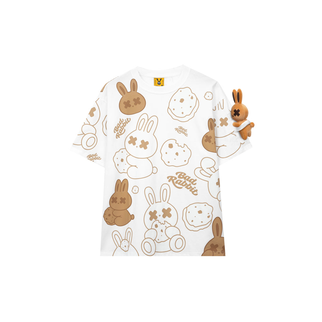 UNISEX T-SHIRT - COOKIE RABBIT TEE - GENUINE LOCAL BRAND - BAD RABBIT CLUB