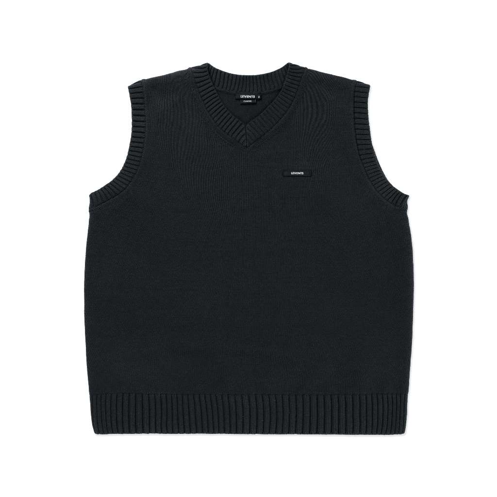 Levents Classic Knit Unisex Oversized Wool Vest