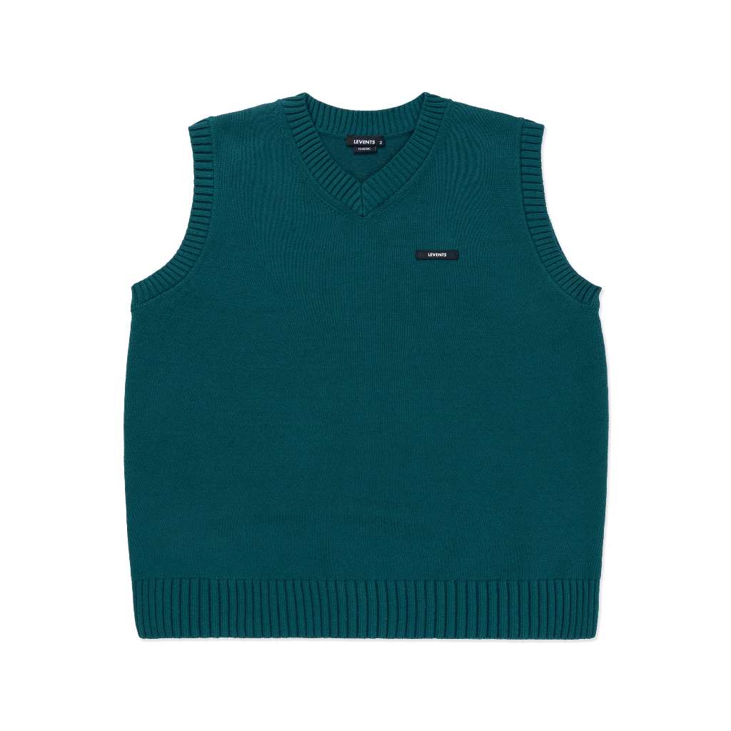 Levents Classic Knit Unisex Oversized Wool Vest