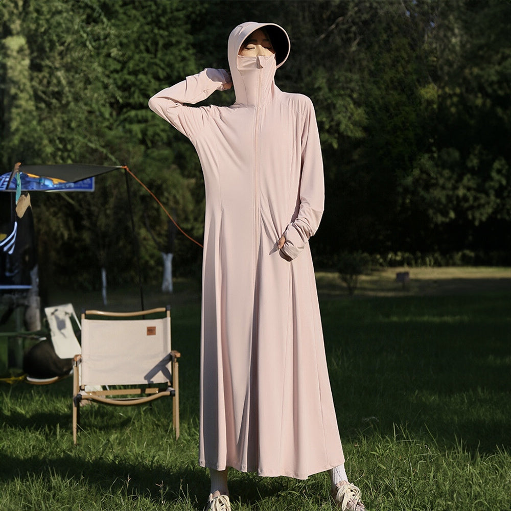 ECOCHIC Women's Full Body Sun Protection Shirt High Quality Super Light Material Anti-UV UPF50+ Stretchy Cool B042 F977