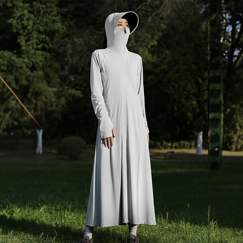 ECOCHIC Women's Full Body Sun Protection Shirt High Quality Super Light Material Anti-UV UPF50+ Stretchy Cool B042 F977