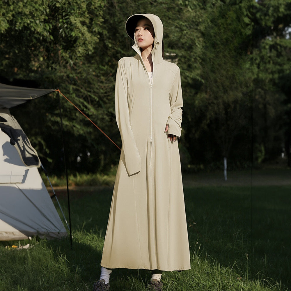ECOCHIC Women's Full Body Sun Protection Shirt High Quality Super Light Material Anti-UV UPF50+ Stretchy Cool B042 F977