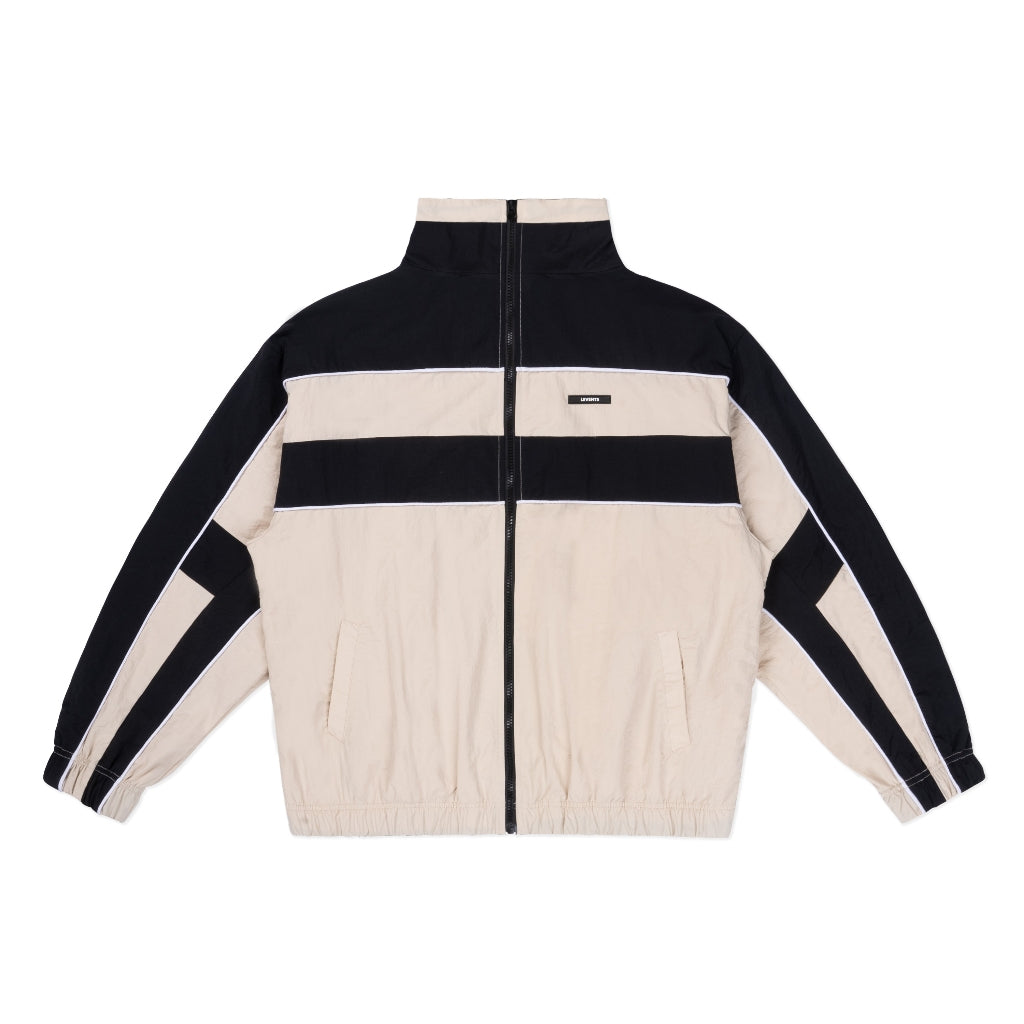 Levents Classic 2Tone Wrinkle Nylon Jacket Unisex Oversized