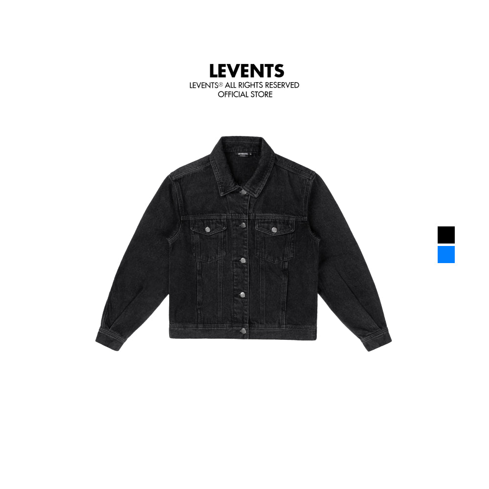Levents Classic Denim Jacket Unisex Crop Denim