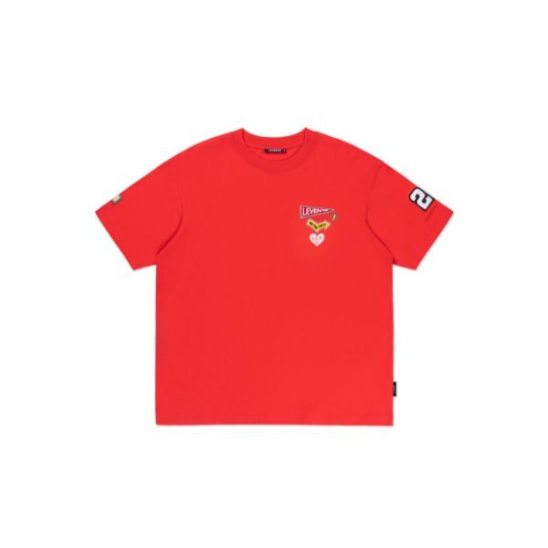Levents Sticker Oversized Tee 100% Cotton Unisex Oversized T-shirt