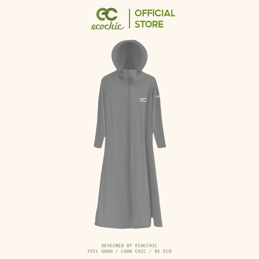ECOCHIC Women's Full Body Sun Protection Shirt High Quality Super Light Material Anti-UV UPF50+ Stretchy Cool B042 F977