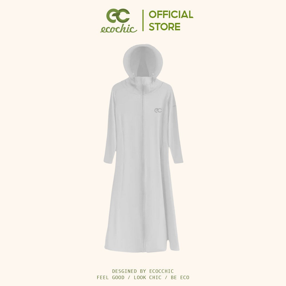 ECOCHIC Women's Full Body Sun Protection Shirt High Quality Super Light Material Anti-UV UPF50+ Stretchy Cool B042 F977